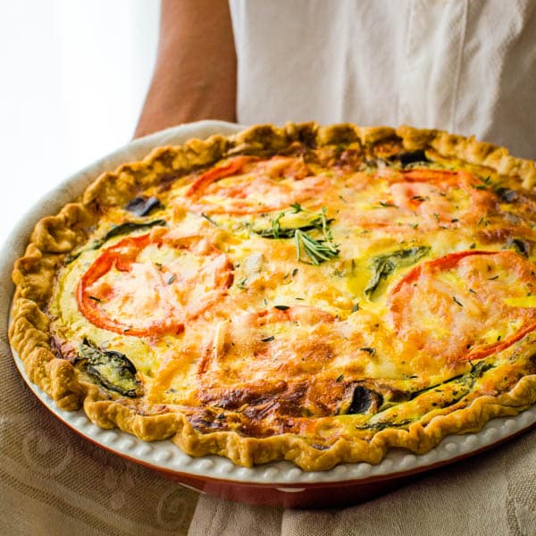 Ratatouille Quiche