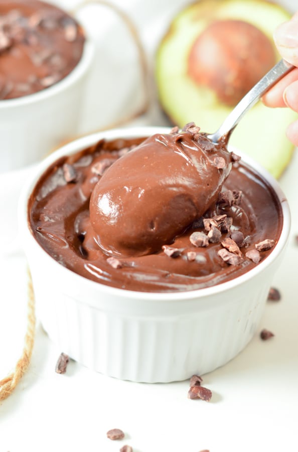 Keto Chocolate Avocado Pudding