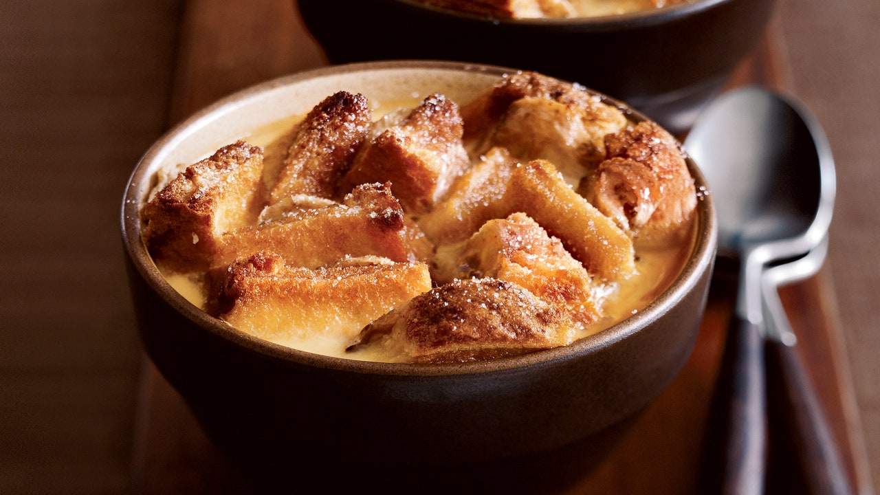 Caramel Banana Bread Pudding