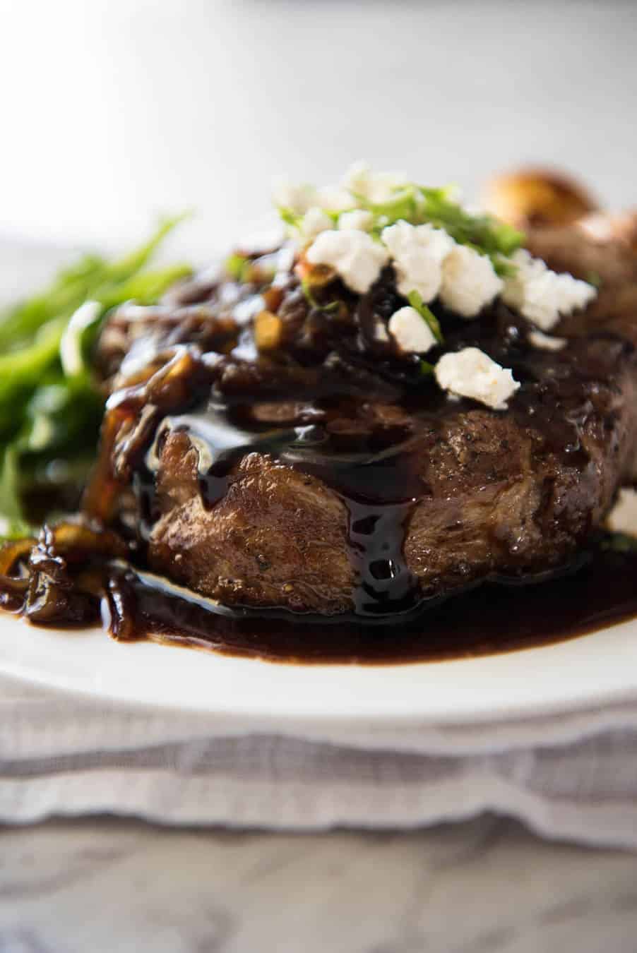 Pork Loin Chops with Balsamic Glaze