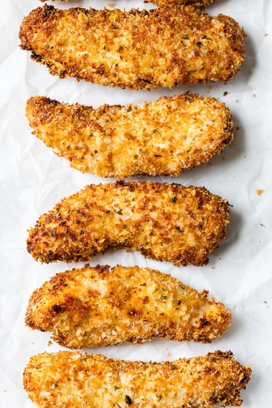 Panko Crusted Air Fryer Fried Chicken Tenders