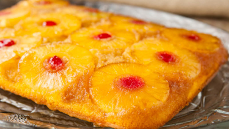 Rum-Infused Pineapple Upside-Down Cake