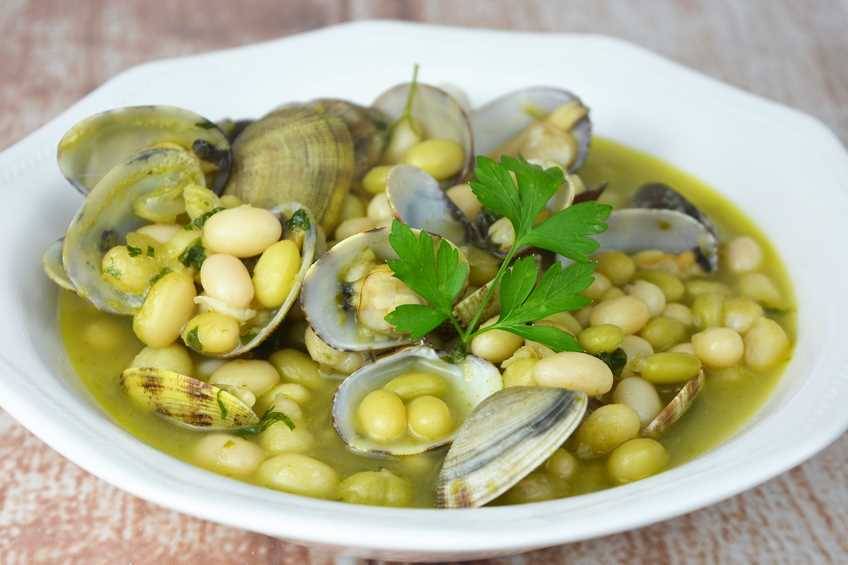 Receta de Pochas con almejas #4