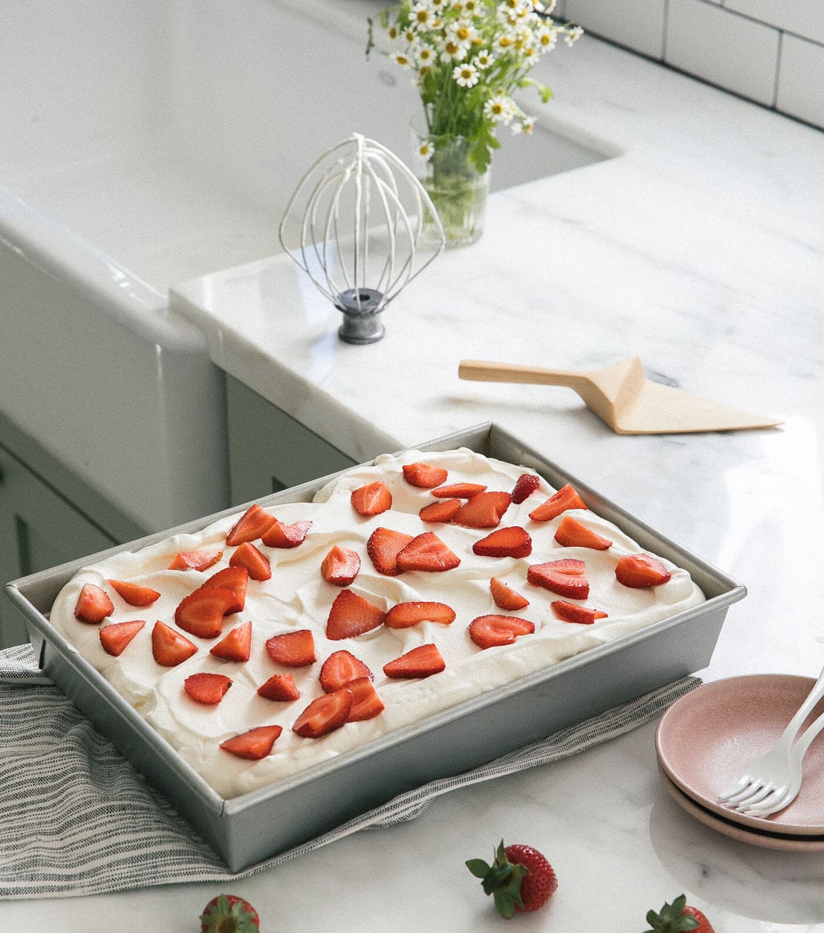 Strawberry Tres Leches Cake Recipe