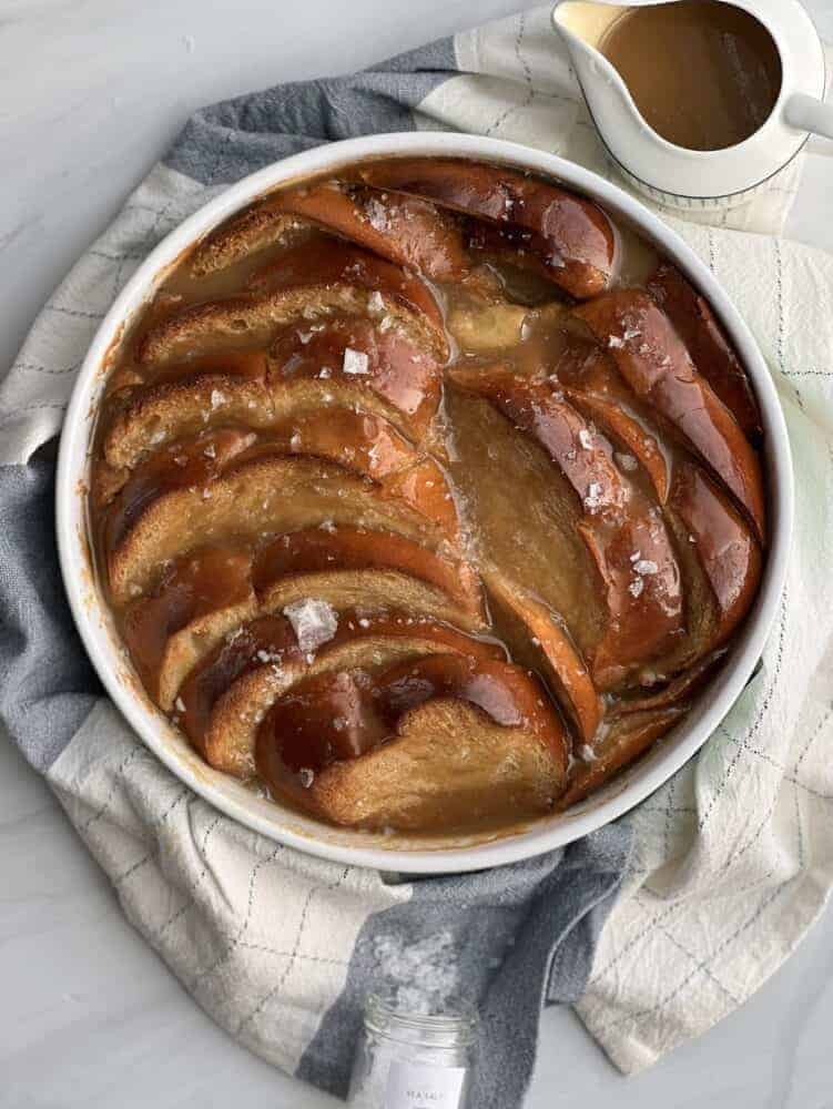 Salted Caramel Bread Pudding