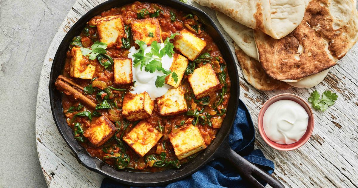 Paneer Tikka Masala with Spinach