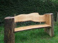 Rustic Wooden Garden Bench