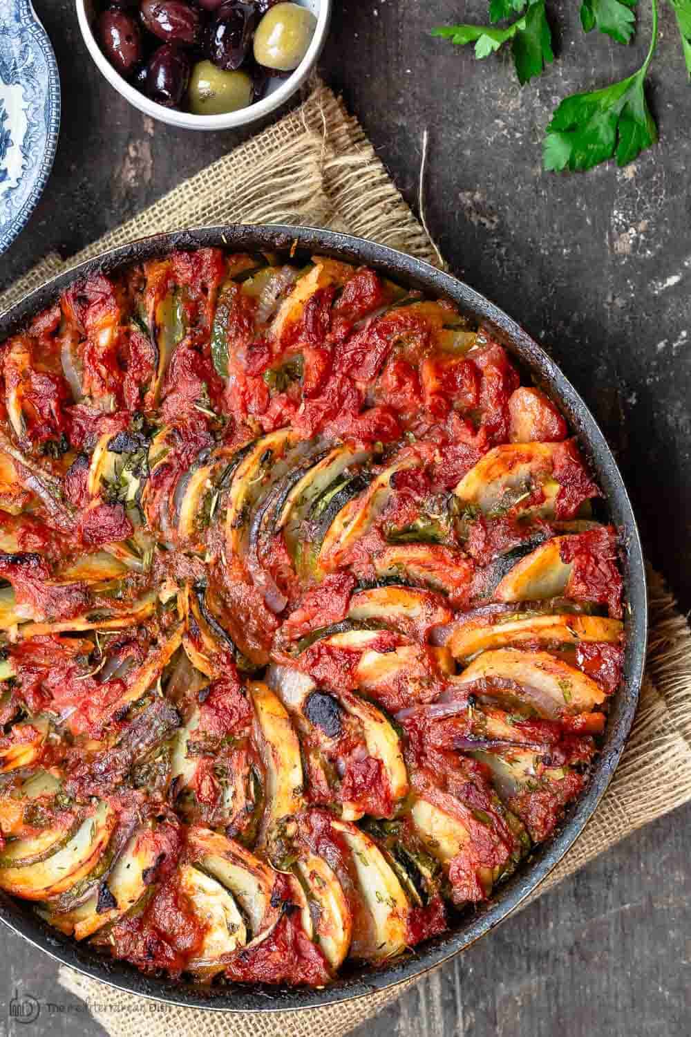 8. Greek Vegetable Stew (Briam)