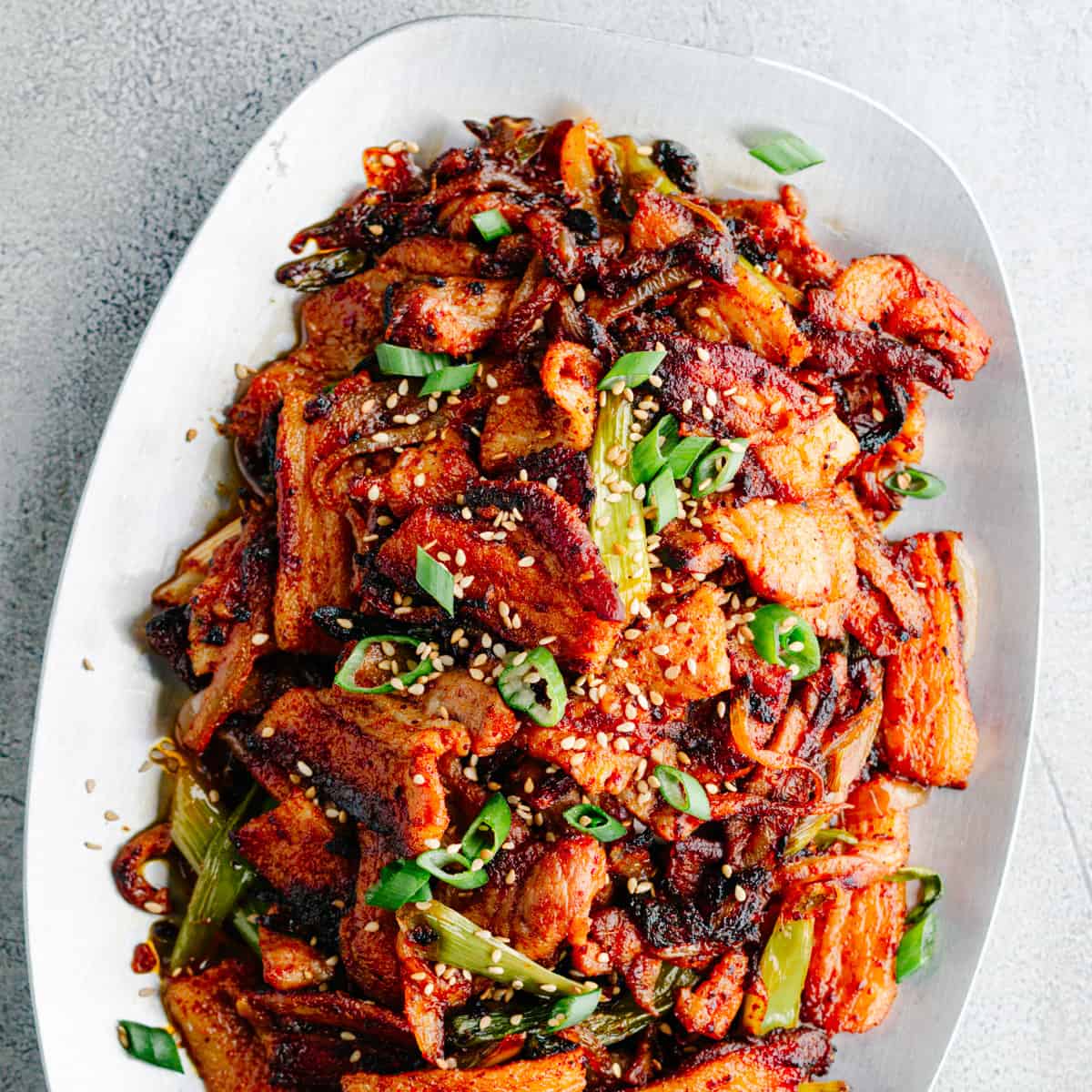 Korean Style Pork Belly