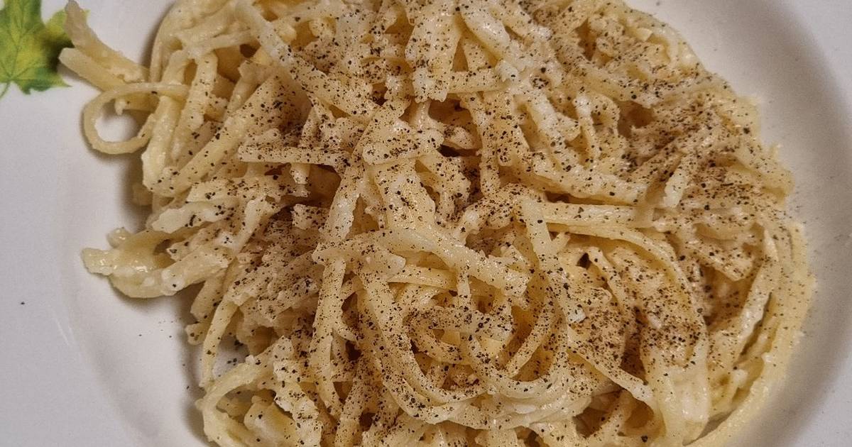 Cacio e Pepe con setas