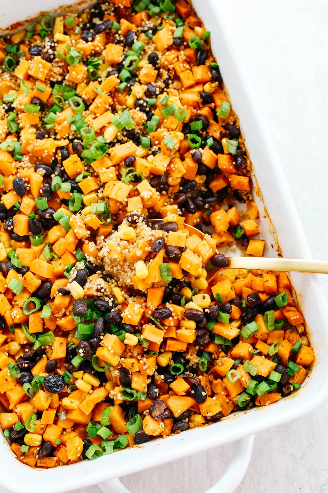 Quinoa and Sweet Potato Casserole
