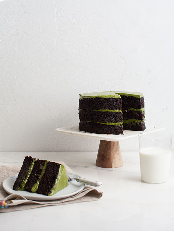 Matcha Chocolate Cake