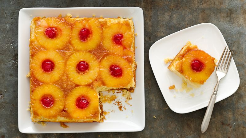 Low-Fat Pineapple Upside-Down Cake