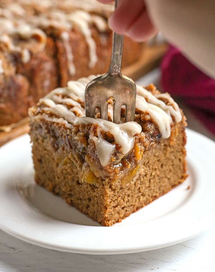 Paleo Peach Cobbler Cake