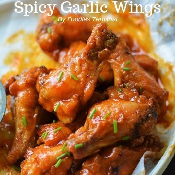 Spicy Garlic Chicken Wings
