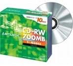 Fujifilm CD-RW 700MB 4X-12X High-Speed Rewritable Discs