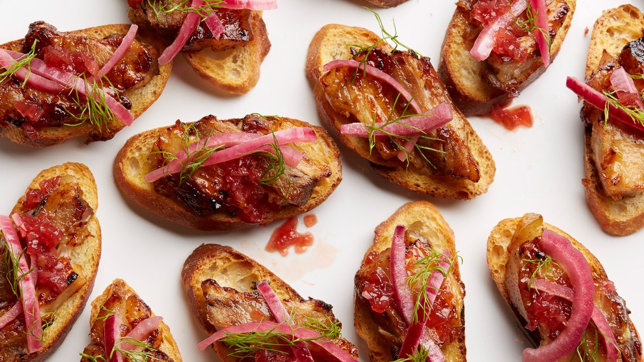 Pork Belly Crostini