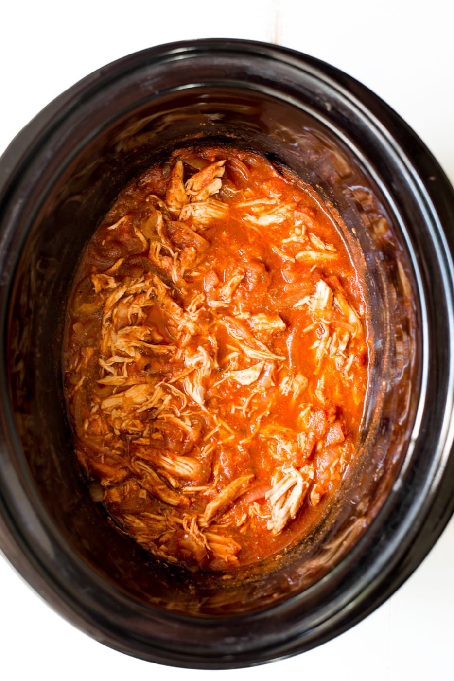 Crock Pot Chicken Enchiladas