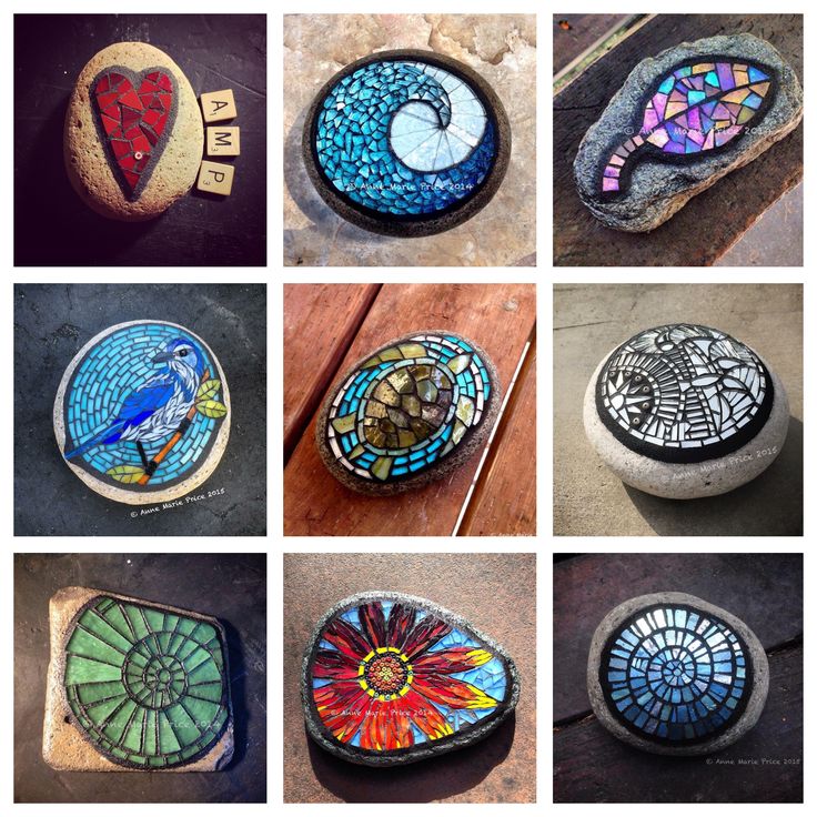 7. Mosaic Garden Wall Art