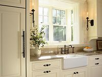 Beige and White Kitchen