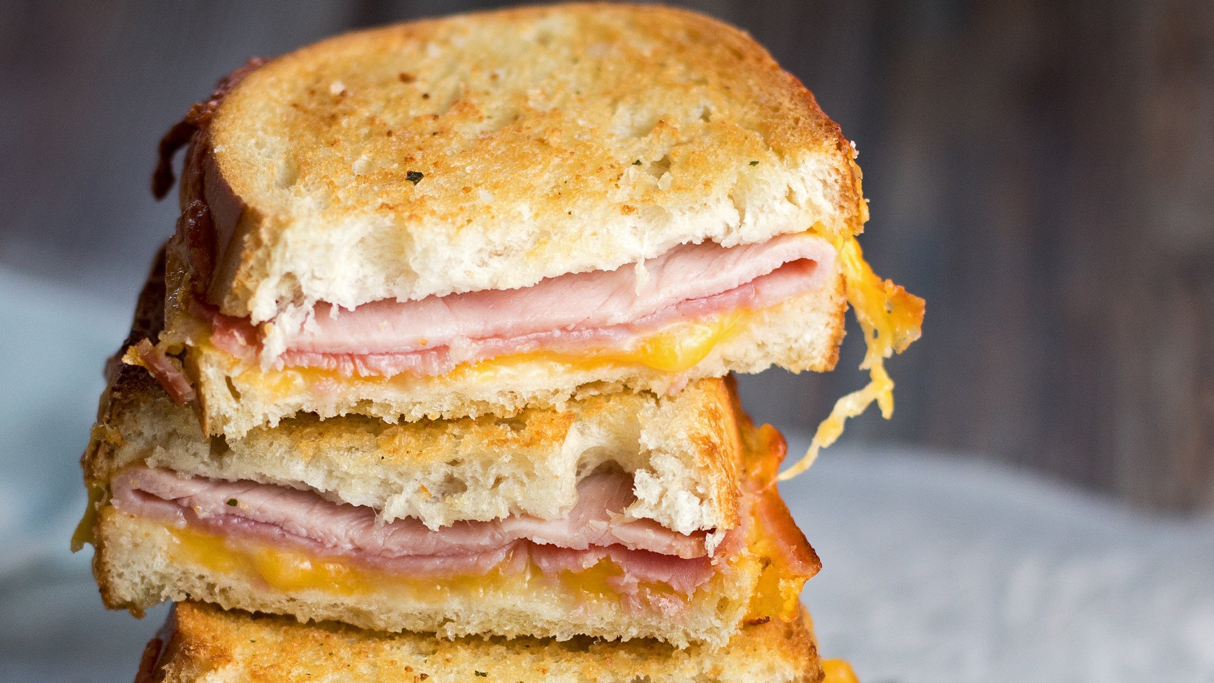 Ham and Gruyere Grilled Cheese