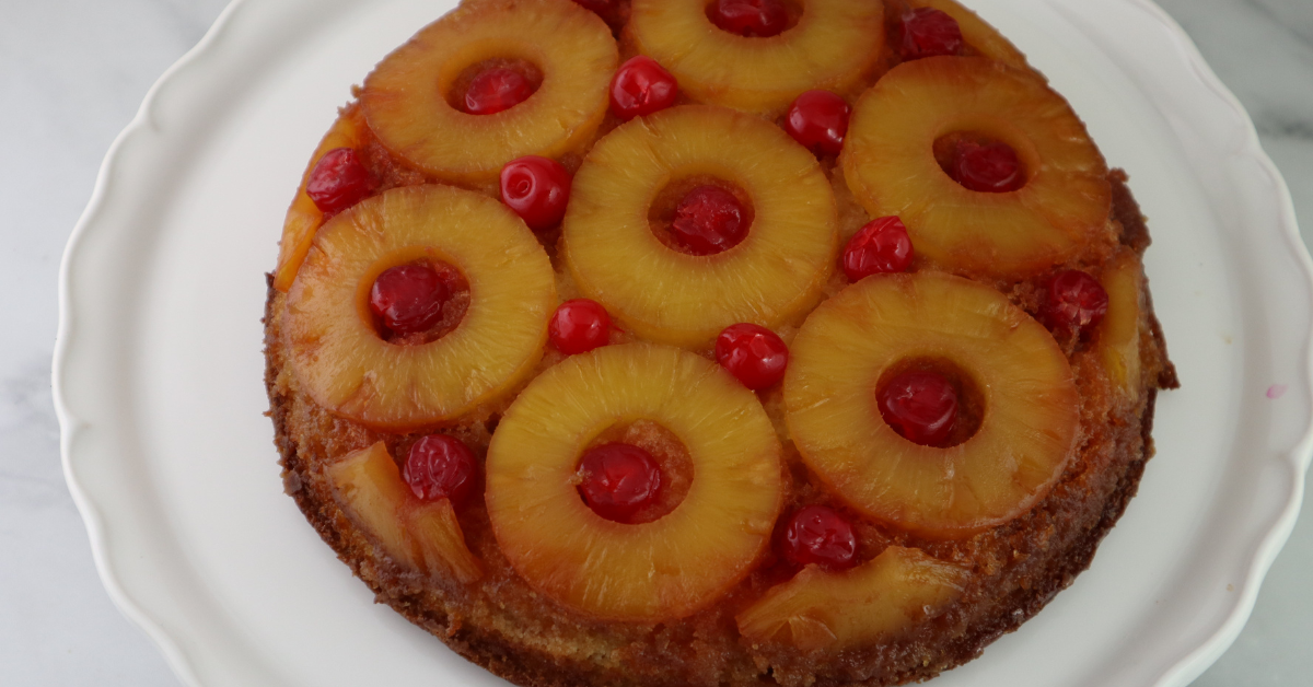 Maple Pineapple Upside-Down Cake