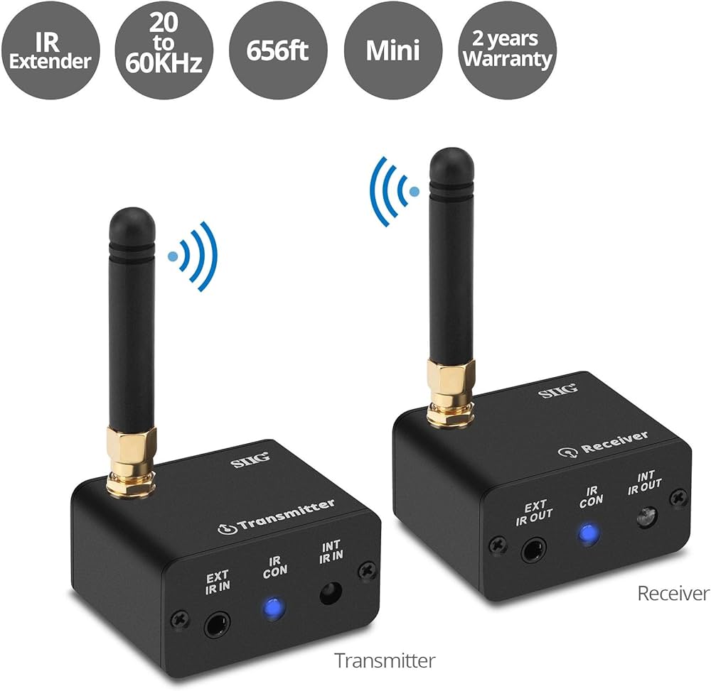 8. SIIG Pro Wireless IR Remote Control Extender