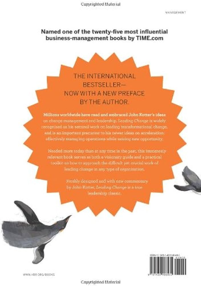 Leading Change, With a New Preface by the Author