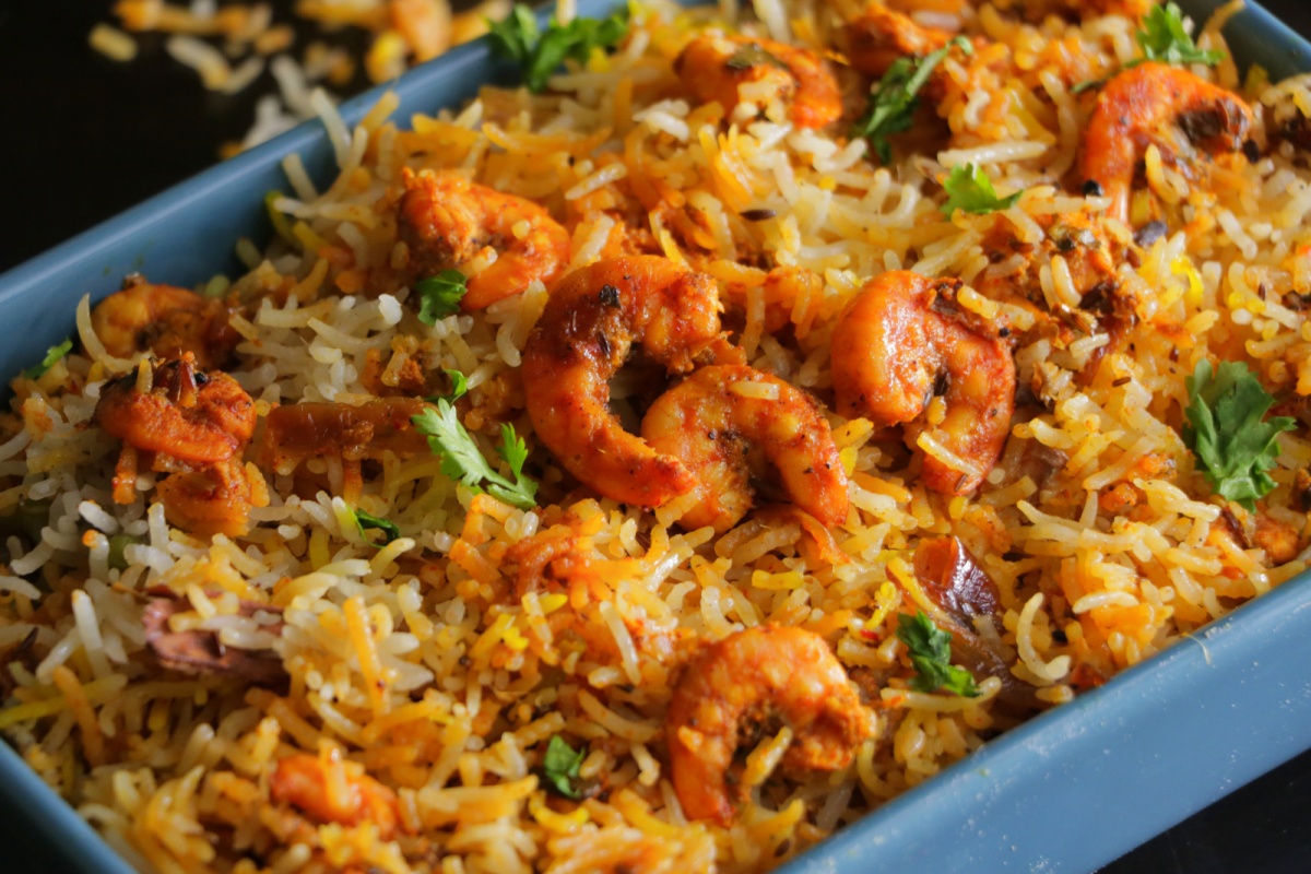 Prawn Dum Biryani