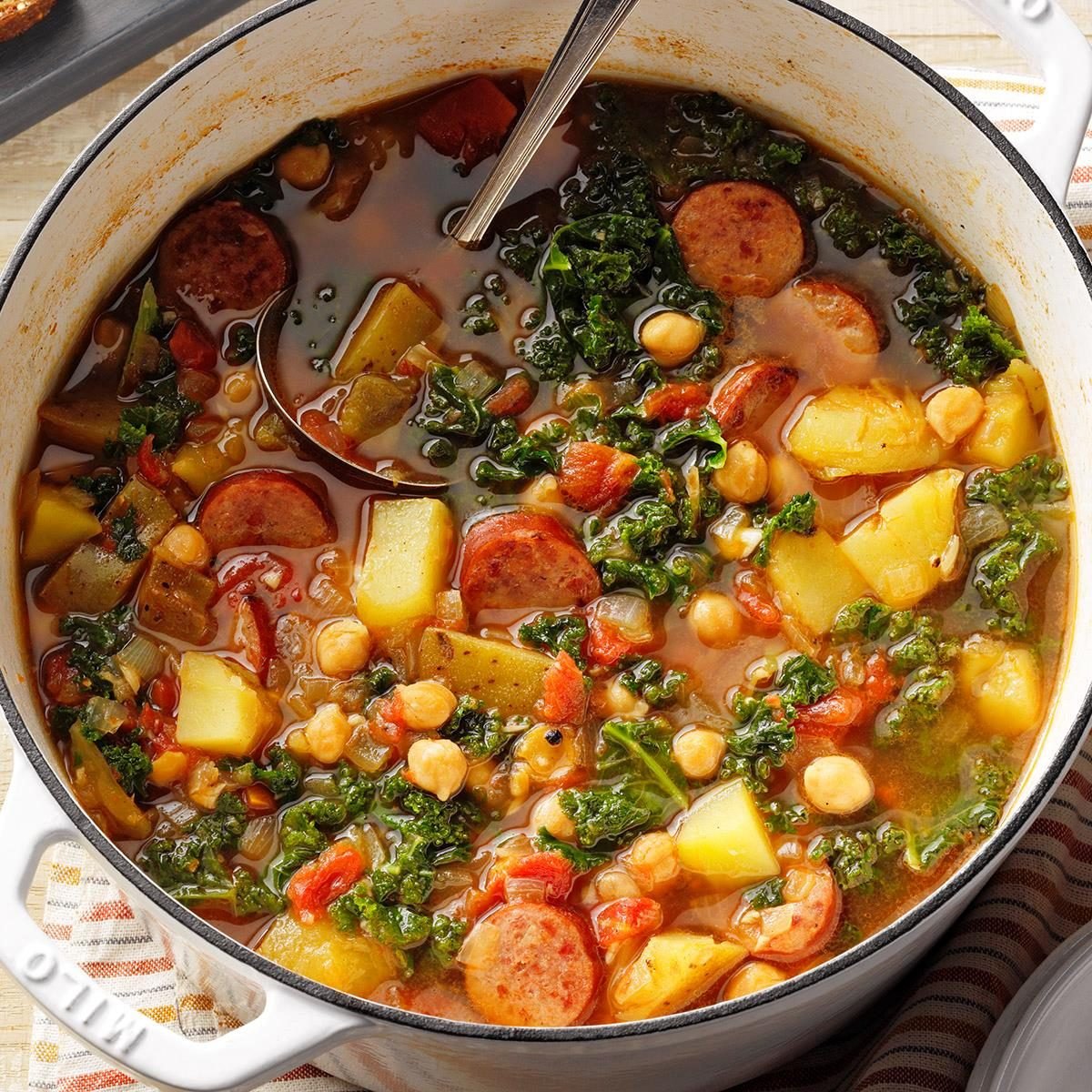 Kielbasa and Kale Soup
