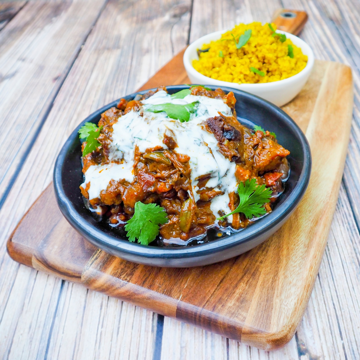 Healthy Rogan Josh with Quinoa