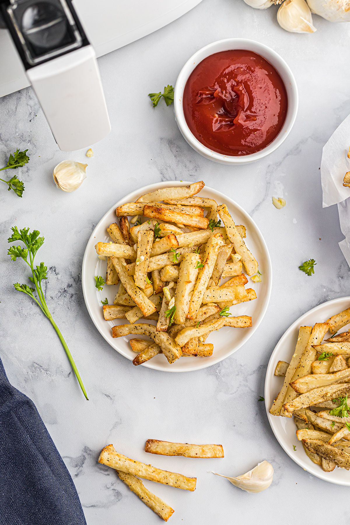Garlic Herb Air Fryer French Fries