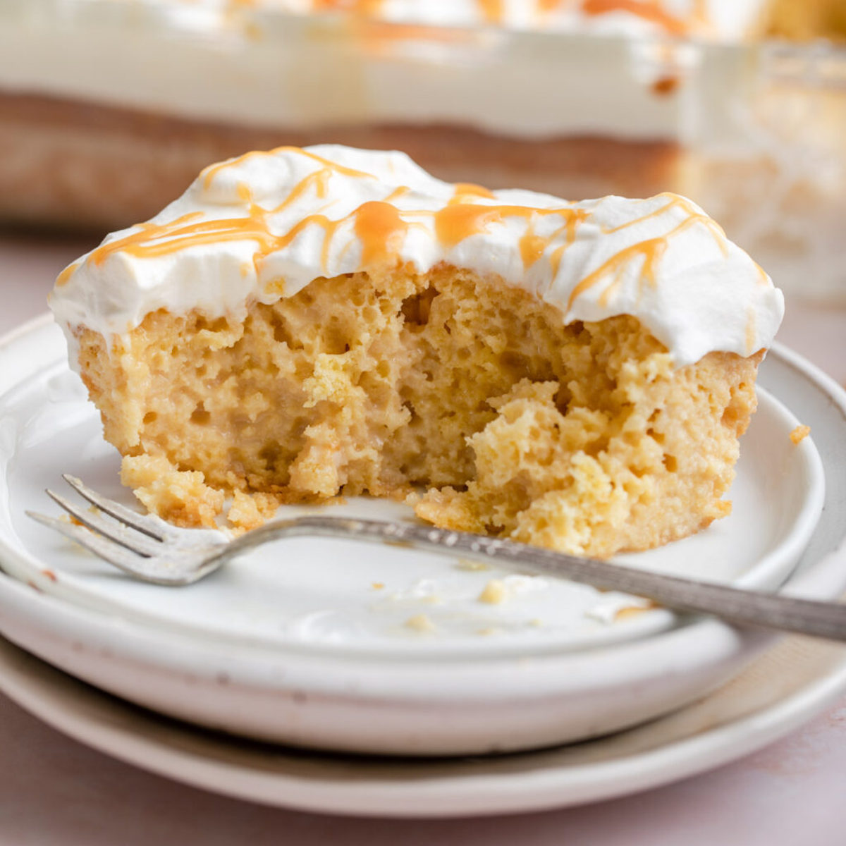 Salted Caramel Tres Leches Cake