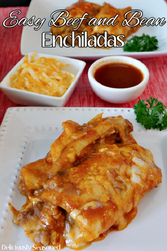 Classic Beef and Bean Enchiladas