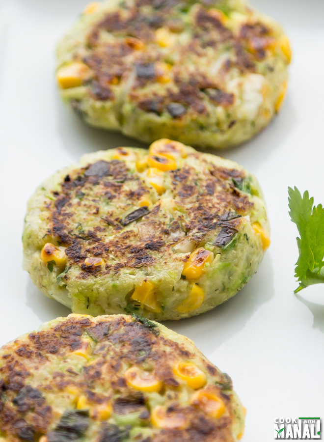 7. Zucchini and Corn Cutlets
