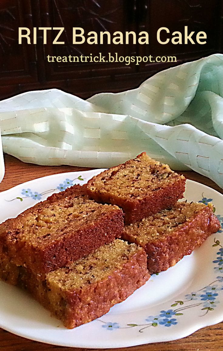 Lemon Banana Cake with Food Processor