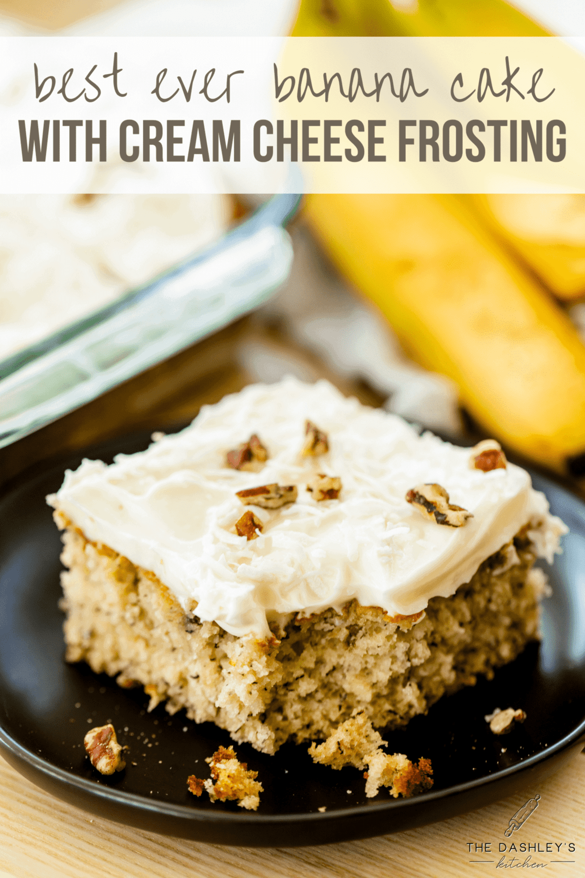Banana Cake with Coconut Cream Frosting