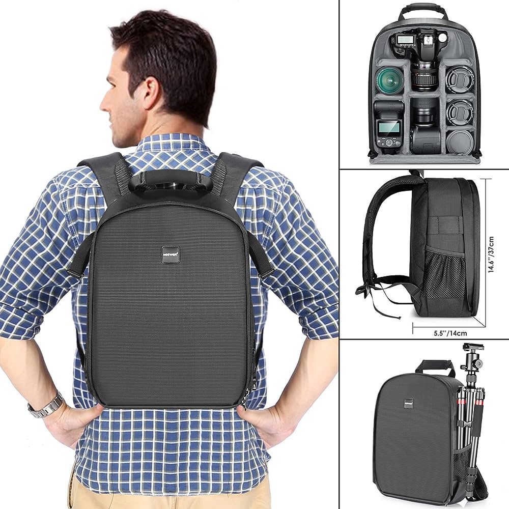 Neewer Camera Bag Waterproof Shockproof Partition 11x6x14 inches/27x15x35 centimeters