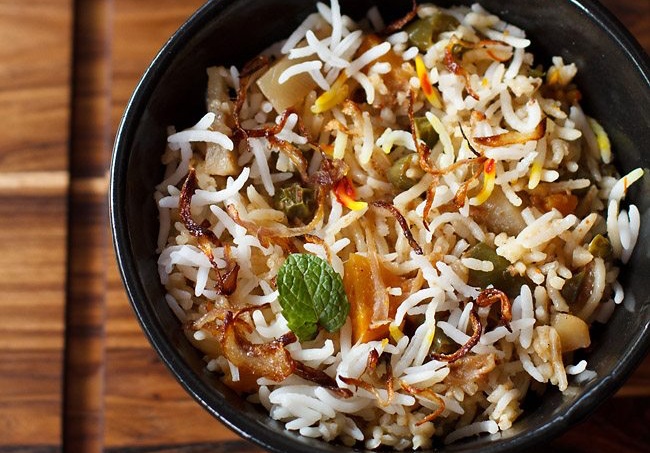 Lucknowi Vegetable Biryani