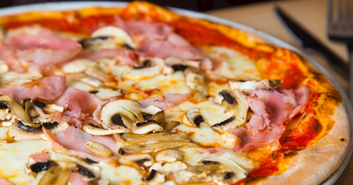 Pizza Prosciutto Cotto e Funghi