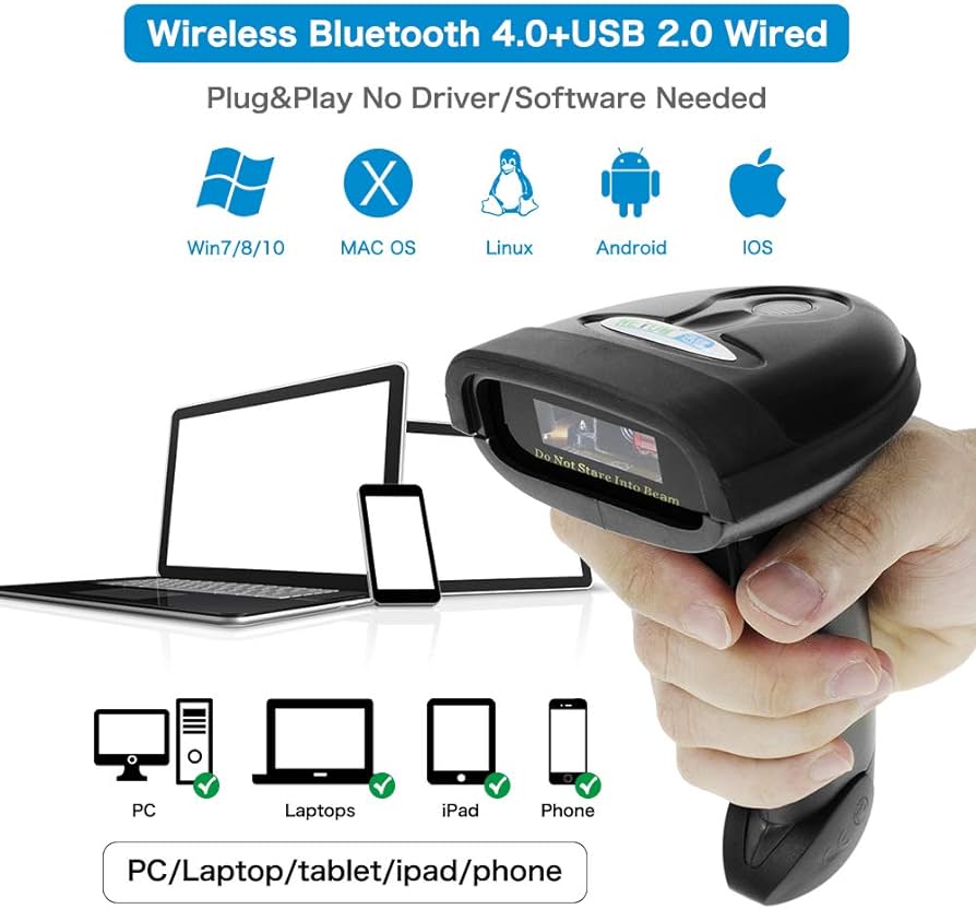 NETUM Bluetooth Barcode Scanner