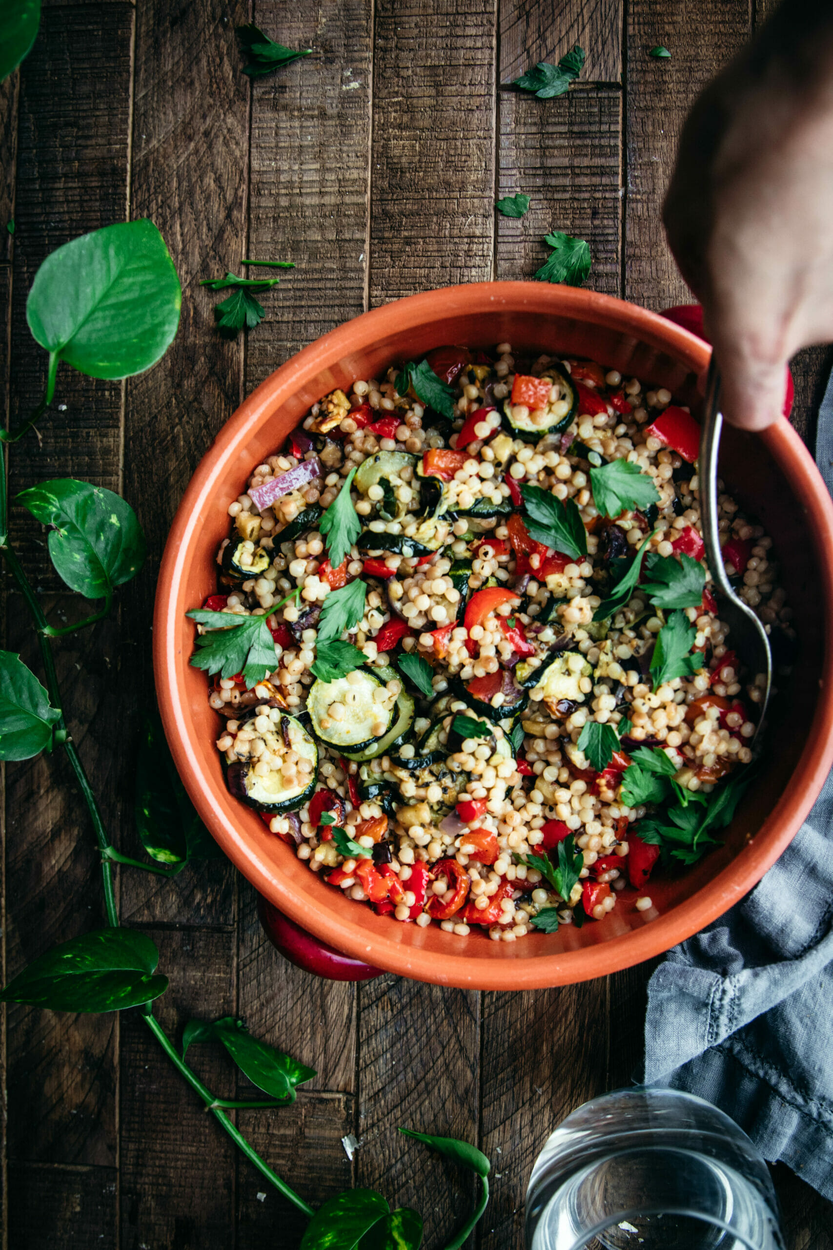 Ratatouille Couscous Salad
