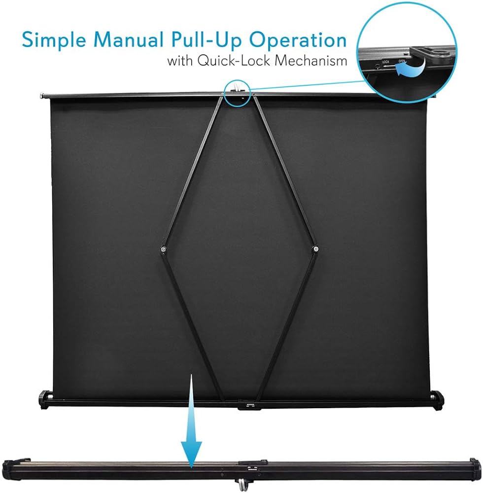Pyle 50 inch Portable Projector Screen