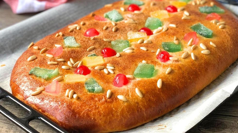Receta de Coca de Brioche con frutas por Cocina Fácil