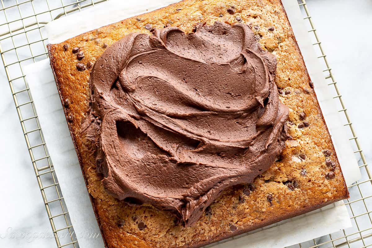 Chocolate Chip Banana Cake