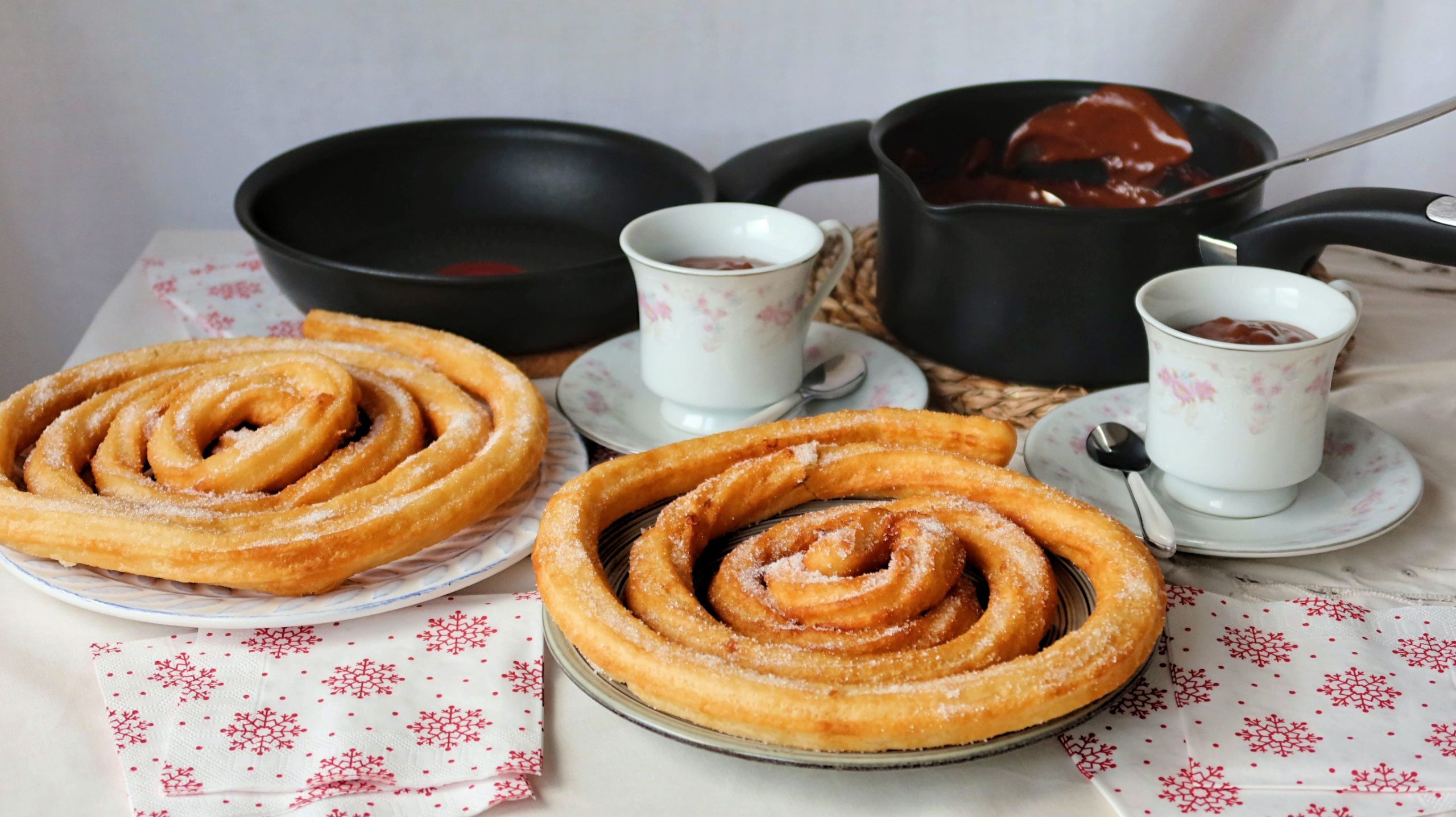 Churros con Chocolate - Receta para Merendar