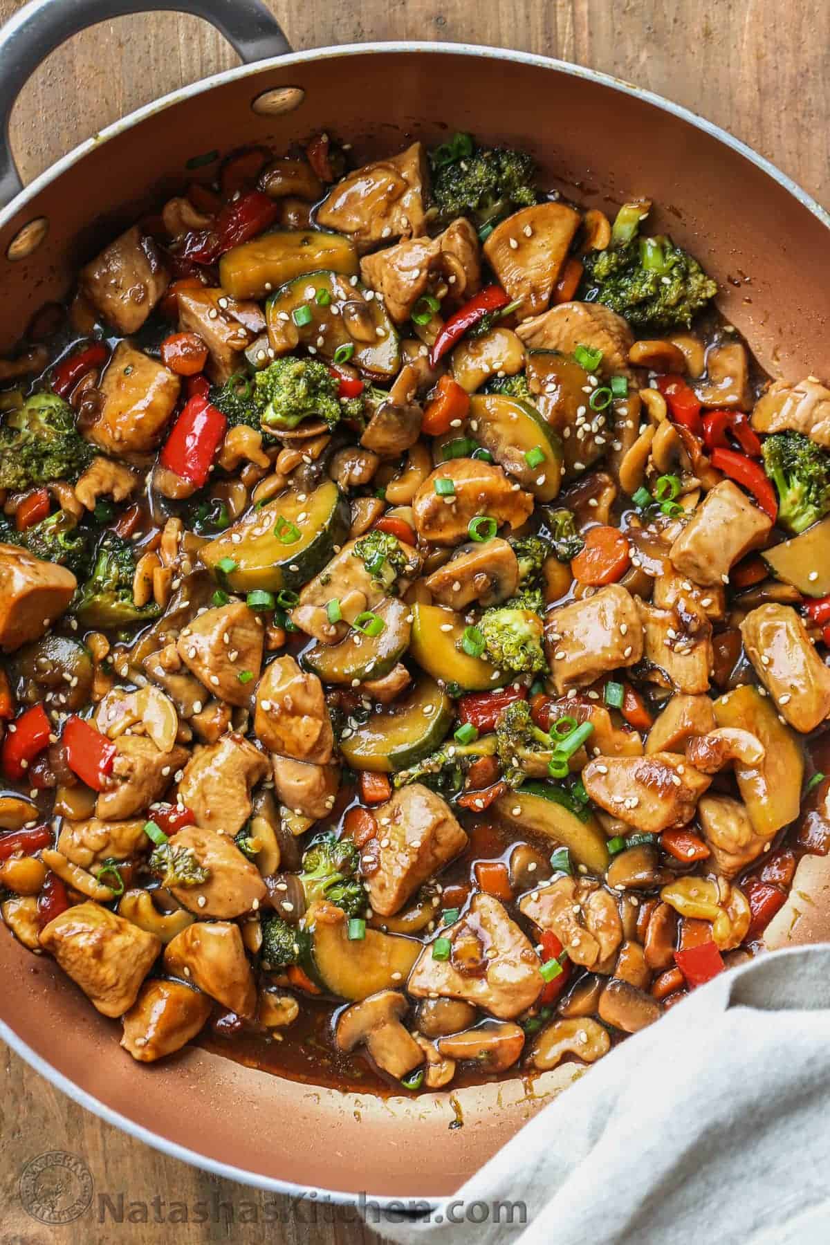 Rice and Chicken Stir-Fry