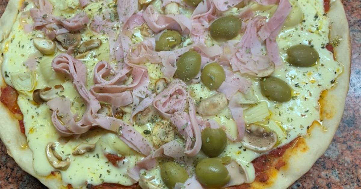 Alcachofas con jamón y aceitunas