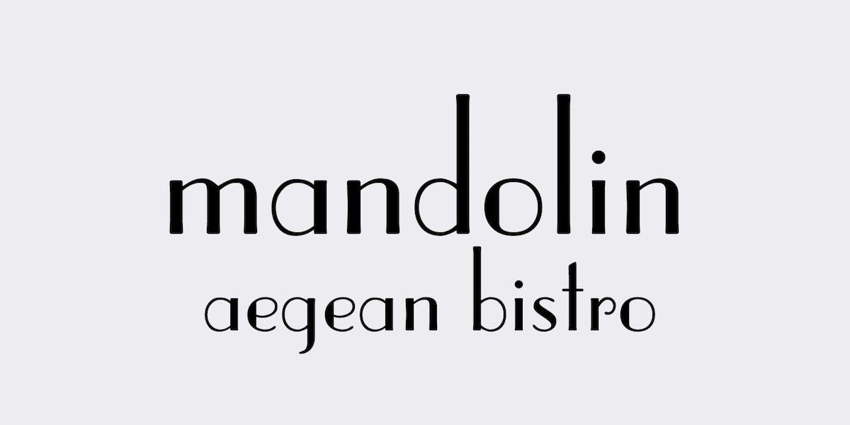 9. Mandolin Aegean Bistro