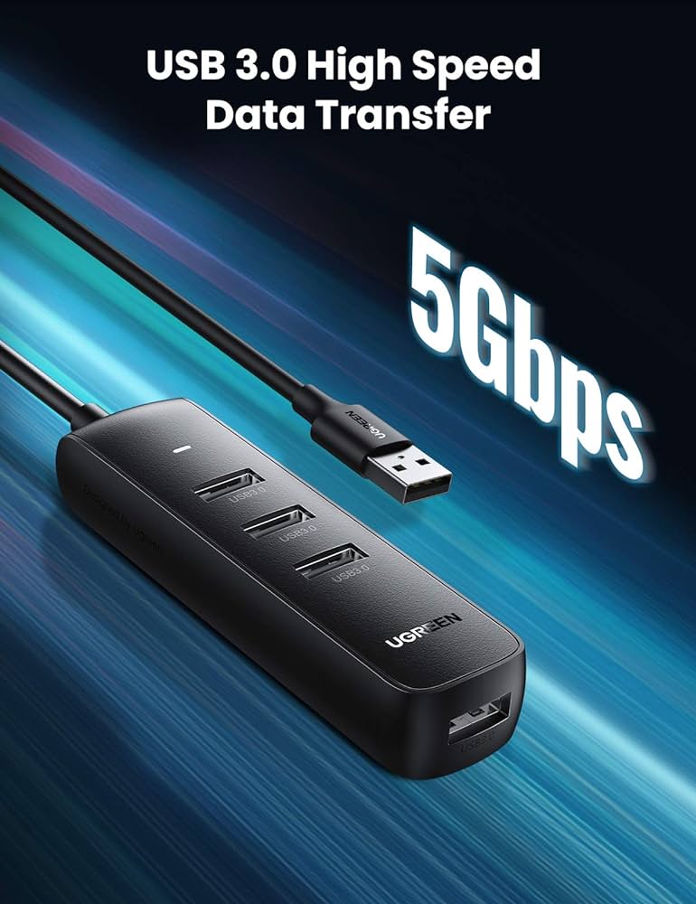 UGREEN USB 3.0 Hub 4 Port USB Hub Splitter